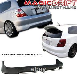 02 03 04 05 Honda Civic Si Hatch HB EP3 Type-R CTR Style Rear Lower Bumper Lip