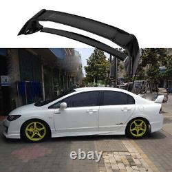 06-11 Gloss Blk Painted Rear Trunk Spoiler Wing JDM Mugen Style For Honda Civic