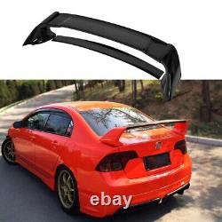 06-11 Gloss Blk Painted Rear Trunk Spoiler Wing JDM Mugen Style For Honda Civic