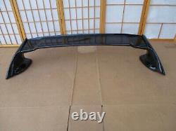 06-11 Honda Civic Sedan Black MUGEN Rear Trunk Deck Weight Reduction Spoiler