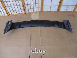 06-11 Honda Civic Sedan Black MUGEN Rear Trunk Deck Weight Reduction Spoiler