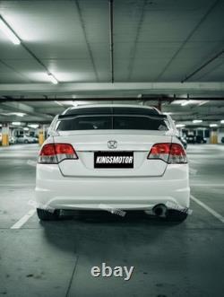 06-15 Honda Civic FD1 FD2 Acura CSX Mugen RR Style Spoiler Taffeta White Black