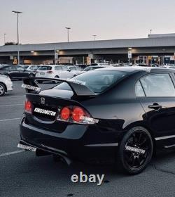 06-15 Honda Civic FD1 FD2 Acura CSX Mugen Style Rear Wing Spoiler Glossy Black