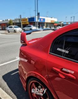 06-15 Honda Civic FD1 FD2 Acura CSX Mugen Style Spoiler Racing Red Black Center