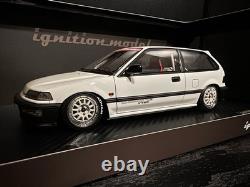 1/18 IG3126 Honda CIVIC EF9 SiR White Ignition Model Honda Grand Civic Mugen