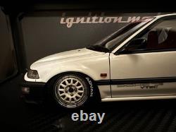 1/18 IG3126 Honda CIVIC EF9 SiR White Ignition Model Honda Grand Civic Mugen