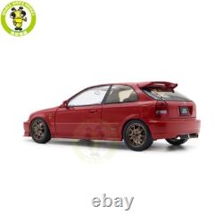1/18 MOTORHELIX Honda CIVIC Type R EK9 MUGEN POWER Red Diecast Model Car