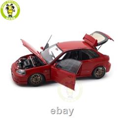 1/18 MOTORHELIX Honda CIVIC Type R EK9 MUGEN POWER Red Diecast Model Car