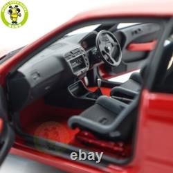 1/18 MOTORHELIX Honda CIVIC Type R EK9 MUGEN POWER Red Diecast Model Car