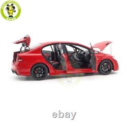 1/18 MOTORHELIX Honda CIVIC Type R FD2 MUGEN RR Milano Red Diecast Model Car