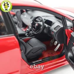 1/18 MOTORHELIX Honda CIVIC Type R FD2 MUGEN RR Milano Red Diecast Model Car