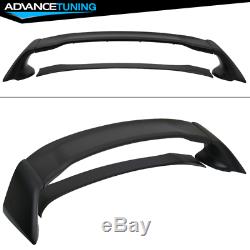 12-15 Honda Civic Mugen Style Trunk Spoiler Unpainted 4Pcs ABS