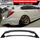 12-15 Mugen Style Rear Trunk Spoiler Wing Abs Bodykit 4pcs Fit Honda Civic 4dr