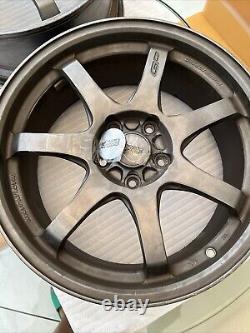 18x8.5J Mugen GP (2 Wheels) GREY 5x114.3 Honda Civic HRV Integra CRV Acura. Used