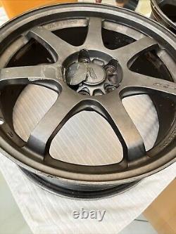 18x8.5J Mugen GP (2 Wheels) GREY 5x114.3 Honda Civic HRV Integra CRV Acura. Used