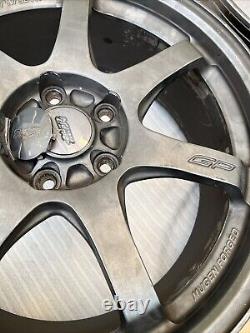 18x8.5J Mugen GP (2 Wheels) GREY 5x114.3 Honda Civic HRV Integra CRV Acura. Used