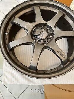 18x8.5J Mugen GP (2 Wheels) GREY 5x114.3 Honda Civic HRV Integra CRV Acura. Used