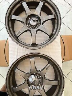 18x8.5J Mugen GP (2 Wheels) GREY 5x114.3 Honda Civic HRV Integra CRV Acura. Used