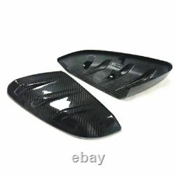 1Pair Replacement Dry Carbon Mirror Cover For Mugen Honda Civic Type-R FK8 16-21