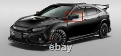 1Pair Replacement Dry Carbon Mirror Cover For Mugen Honda Civic Type-R FK8 16-21