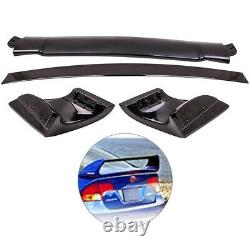 1x Rear Trunk Spoiler Wing Lip Unpainted for Honda Civic 06-11 Mugen style 4DR