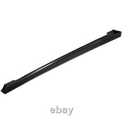 2 Pack Side Skirts Rr Style For Honda Civic 4dr Dx Ex Si 2006-11 Unpainted Black