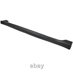 2 Pack Side Skirts Rr Style For Honda Civic 4dr Dx Ex Si 2006-11 Unpainted Black