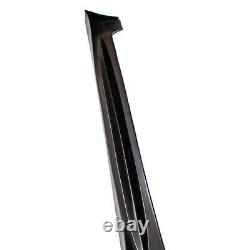 2 Pack Side Skirts Rr Style For Honda Civic 4dr Dx Ex Si 2006-11 Unpainted Black