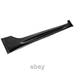 2 Pieces L+R Side Skirts For Honda civic 4 door sedan RR Style Unpainted Black