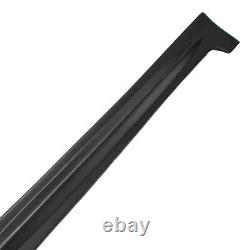 2 Pieces L+R Side Skirts For Honda civic 4 door sedan RR Style Unpainted Black