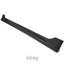 2 Pieces L+R Side Skirts For Honda civic 4 door sedan RR Style Unpainted Black