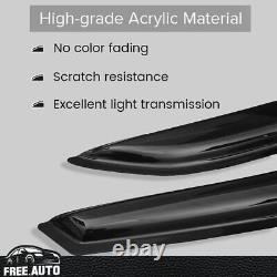 2006-11 Honda Civic Sedan Mugen Style Window Visor Rain Deflector Guard 4PCS