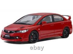 2008 Honda CIVIC Mugen Rr (fd2) Rhd Milano Red 1/18 Model By Otto Mobile Ot1019