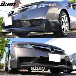 2009-2011 Honda Civic 4Dr Sedan Mugen Front Bumper Lip Spoiler PU