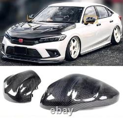 2022-2026 Honda CIVIC Mugen Style Real Carbon Fiber Side Mirror Cover Cap