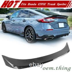 26 Fits HONDA Civic 11th 5D Liftback FL FE Mugen Type Trunk Spoiler Carbon Fiber