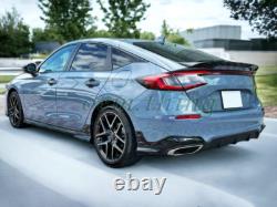26 Fits HONDA Civic 11th 5D Liftback FL FE Mugen Type Trunk Spoiler Carbon Fiber
