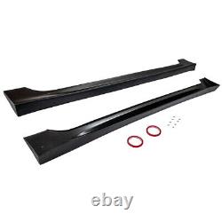 2PCS Bank 1 & 2 Side Skirts For Honda civic 4-Door 2006-2011 Black RR Style