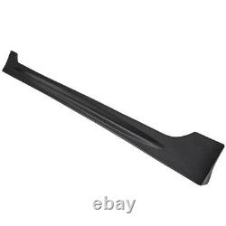 2PCS Bank 1 & 2 Side Skirts For Honda civic 4-Door 2006-2011 Black RR Style