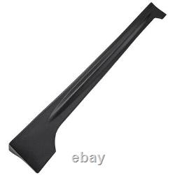 2PCS Bank 1 & 2 Side Skirts For Honda civic 4-Door 2006-2011 Black RR Style