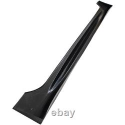 2PCS Bank 1 & 2 Side Skirts For Honda civic 4-Door 2006-2011 Black RR Style