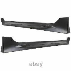 2pcs Mugen Rr Style Side Skirt Extension Add-on Apron For CIVIC 2006-2011 Sedan