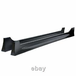 2pcs Mugen Rr Style Side Skirt Extension Add-on Apron For CIVIC 2006-2011 Sedan