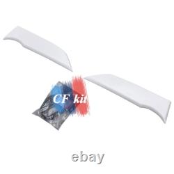 2pcs Mugen Style Side Lip Splitters For Honda Civic 2017-2021 Unfished White PRP