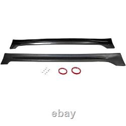 2pcs Side Skirts Mugen RR Style For Honda Civic 4 Door Sedan 2006 2007-2011