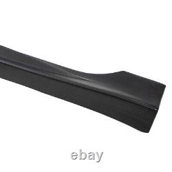 2x Rr Style Side Skirts For Honda Civic 4dr Dx Ex Si Sedan 2006-2011 Black