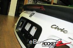 92-95 Honda Civic Sedan EG JDM Mugen Style Trunk Spoiler Rear Wing LED US CANADA