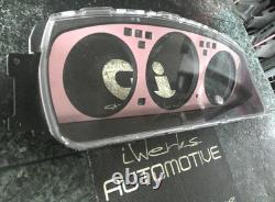 92-95 OEM+ Honda Civic EG mugen style gauge cluster clear lens cover + shroud