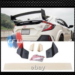 ABS Hatchback Rear Trunk Spoiler Wings For 2016-2020 Honda Civic Mugen FK8 FK7