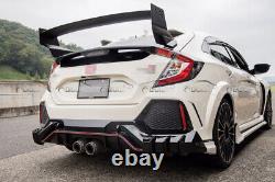 ABS Rear Trunk Spoiler Wings For 2016-2020 Honda Civic Mugen FK8 FK7 Hatchback